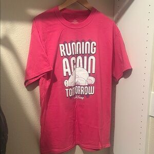 RunDisney Baymax “Running Again Tomorrow” Tshirt, Size L